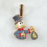 Dije Pato Bolsa Dinero 5.4gr / 3.5cm / Oro Amarillo 18K