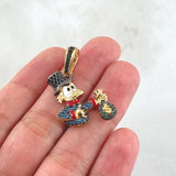 Dije Pato Bolsa Dinero 5.4gr / 3.5cm / Oro Amarillo 18K