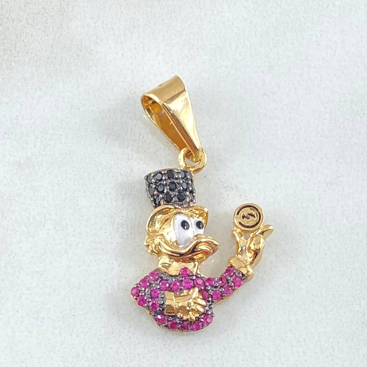 Dije Pato Bolsa Dinero 2.6gr / 3cm / Oro Amarillo 18K