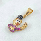 Dije Pato Bolsa Dinero 2.6gr / 3cm / Oro Amarillo 18K