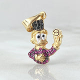Dije Pato Bolsa Dinero 2.6gr / 3cm / Oro Amarillo 18K