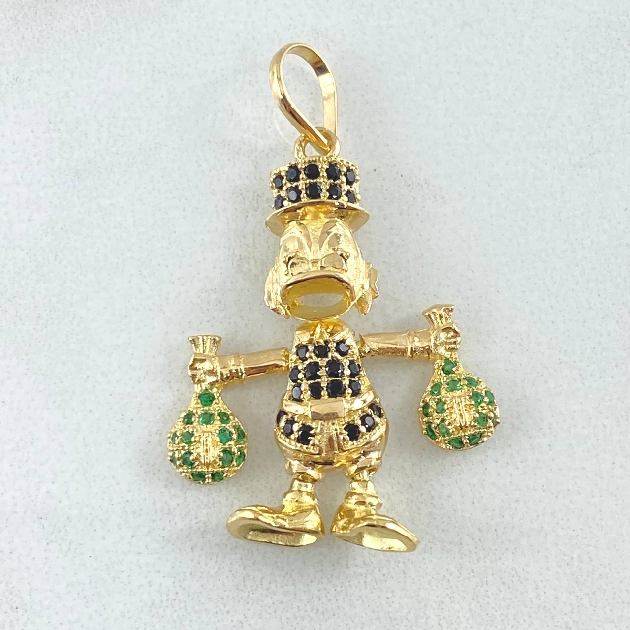 Dije Pato Bolsa Dinero 4.4gr / 3cm / Oro Amarillo 18K