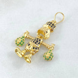 Dije Pato Bolsa Dinero 4.4gr / 3cm / Oro Amarillo 18K