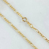 Cadena Figaro 1.55gr / 50cm / Oro Amarillo +1 18K *