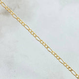 Cadena Figaro 1.55gr / 50cm / Oro Amarillo +1 18K *