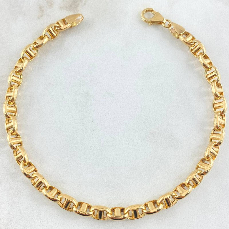 Pulso Marinero 7.75gr / 21cm / Oro Amarillo +3 18K ©