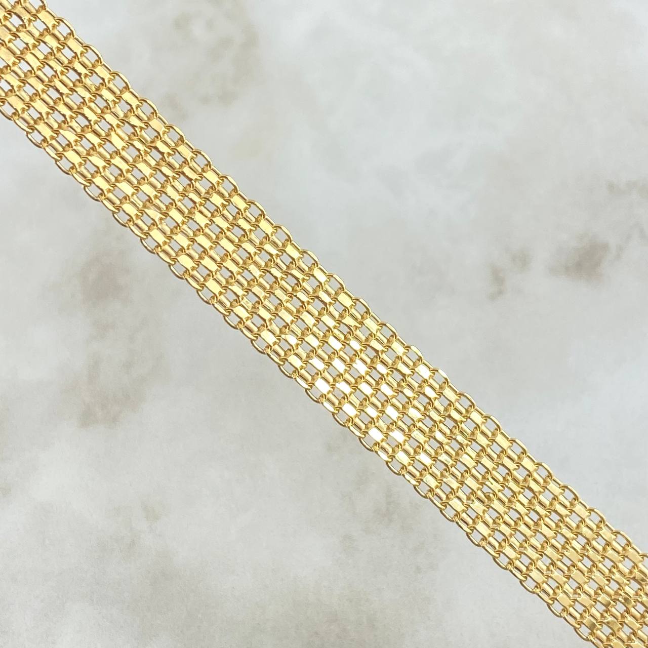 Pulso Chino 10.25gr / 1.3cm-19cm / Oro Amarillo +0 18K
