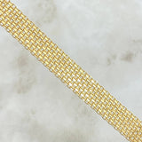 Pulso Chino 10.25gr / 1.3cm-19cm / Oro Amarillo +0 18K