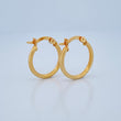 Candongas Jass 1.8gr / 2cm / Oro Amarillo 18K &