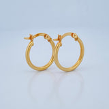 Candongas Jass 1.8gr / 2cm / Oro Amarillo 18K &