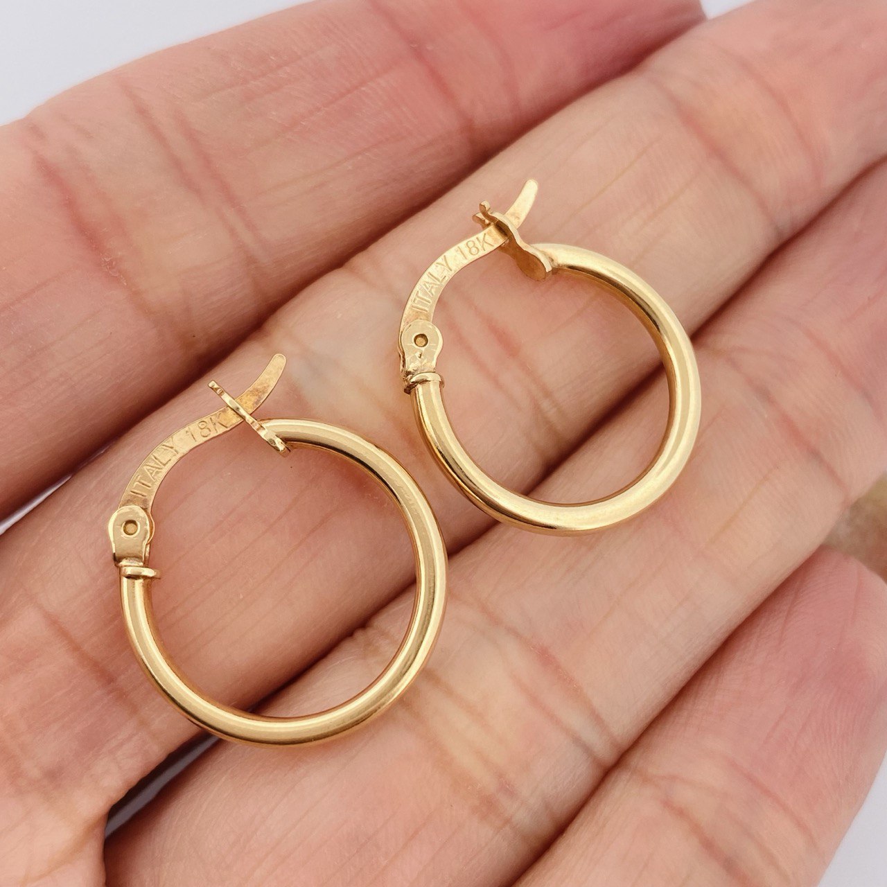 Candongas Jass 1.8gr / 2cm / Oro Amarillo 18K &
