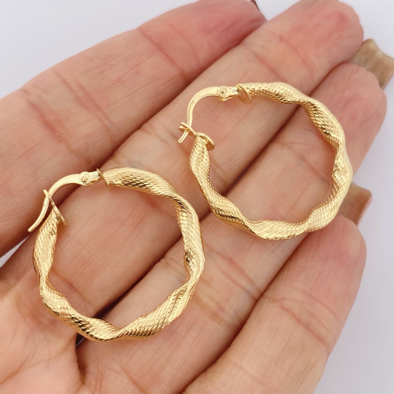 Candongas Tori 2.8gr / 3cm / Oro Amarillo 18K &