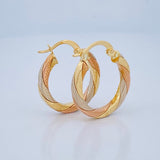 Candongas Majo 2.2gr / 2.4cm / Tres Oros 18K &