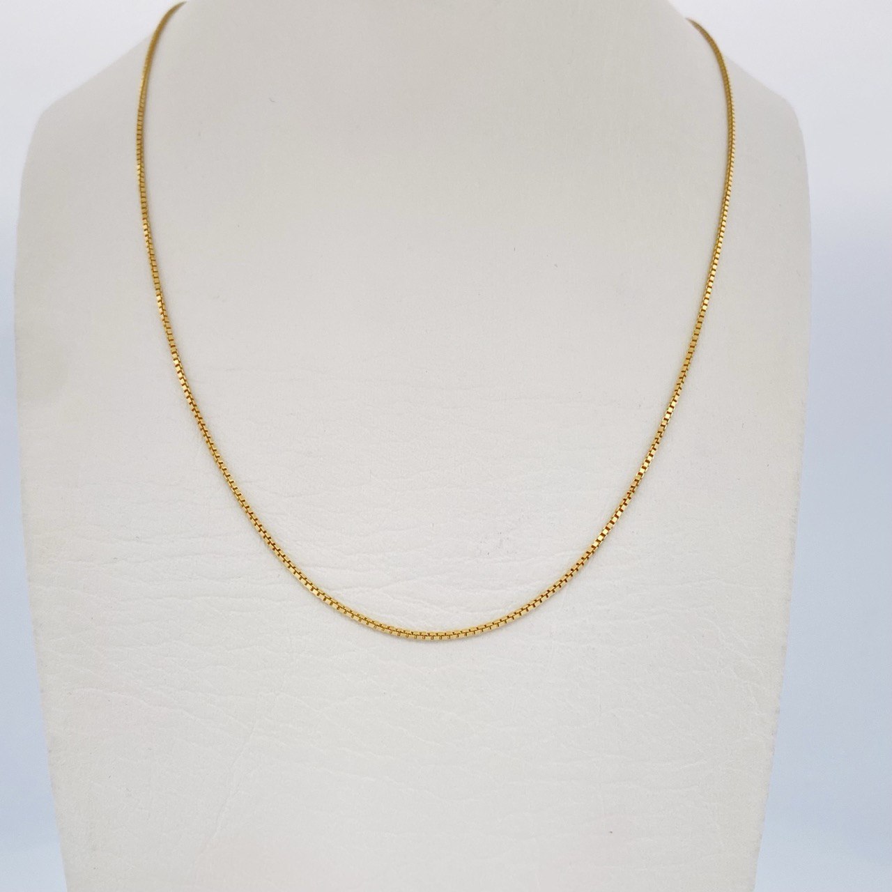 Cadena Veneciana  2.9gr / 50.3cm / 0.95mm Oro Amarillo +3$