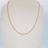 Cadena Veneciana  2.9gr / 50.3cm / 0.95mm Oro Amarillo +3$