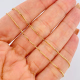 Cadena Veneciana  2.9gr / 50.3cm / 0.95mm Oro Amarillo +3$