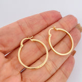 Candongas Tribal 1.45gr / 2.8cm / Oro Amarillo 18K &