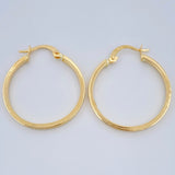 Candongas Tribal 1.45gr / 2.8cm / Oro Amarillo 18K &