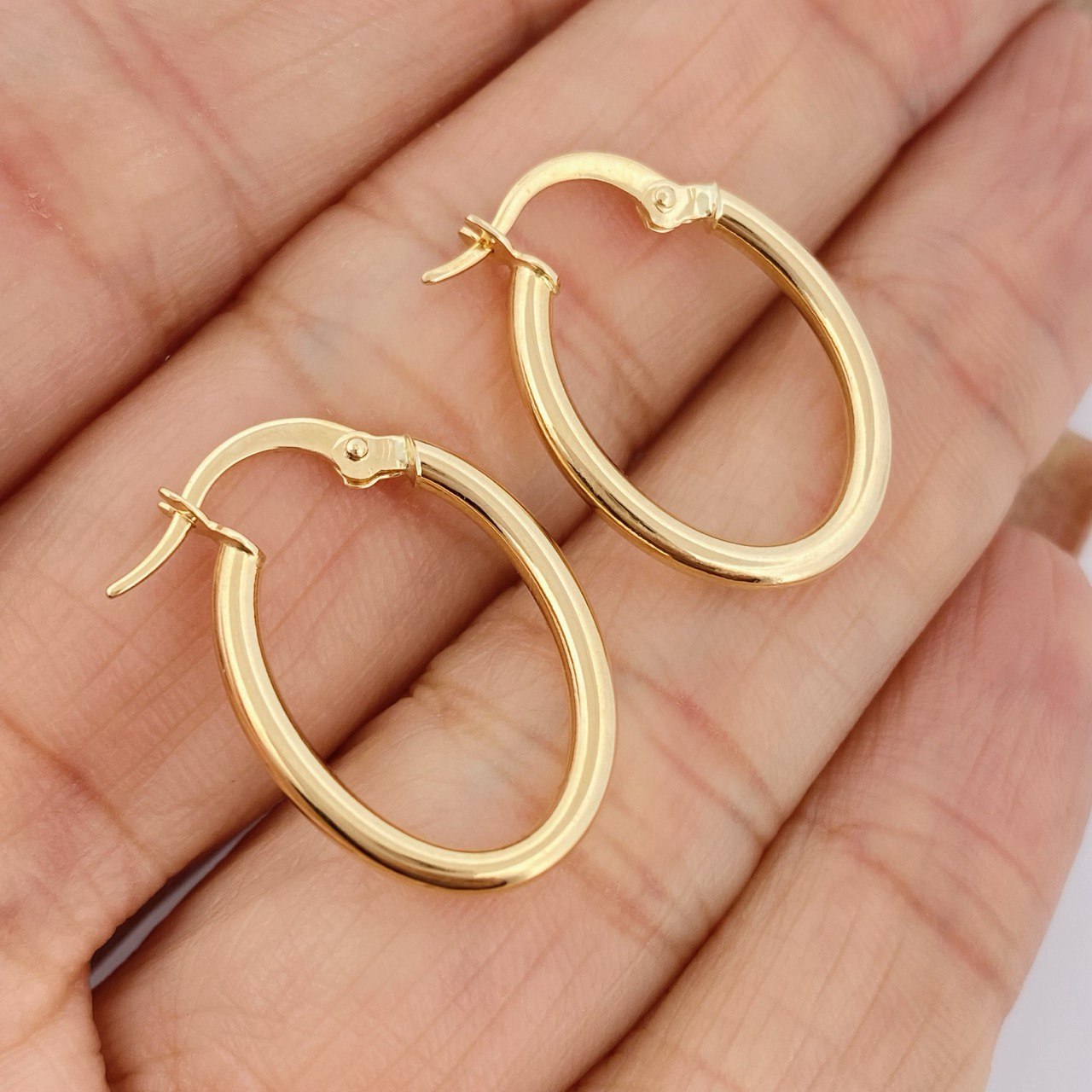 Candongas Jass 1.25gr / 2.3cm / Oro Amarillo 18K &