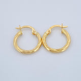 Candongas Lore 1gr / 1.7cm / Oro Amarillo 18K &