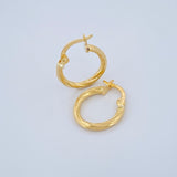 Candongas Lore 1gr / 1.7cm / Oro Amarillo 18K &