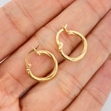 Candongas Lore 1gr / 1.7cm / Oro Amarillo 18K &