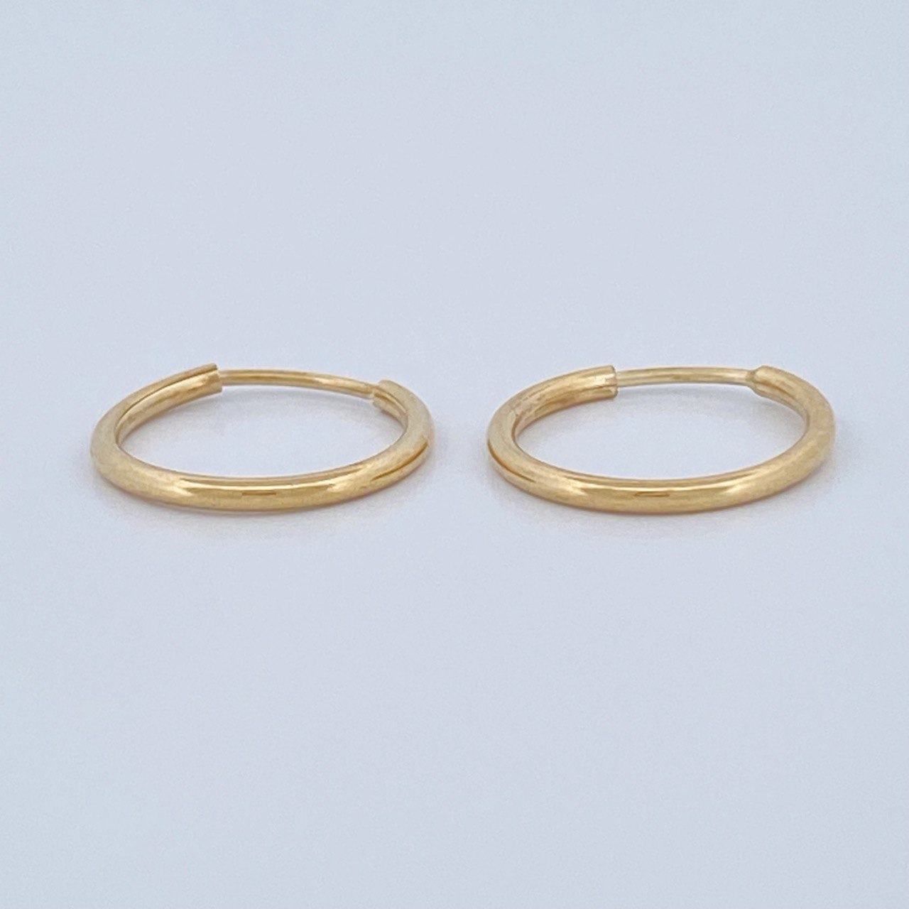 Candongas Mini Aro 0.6gr / 1.2cm / Oro Amarillo 18K &