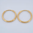 Candongas Mini Aro 0.6gr / 1.2cm / Oro Amarillo 18K &