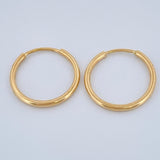 Candongas Mini Aro 0.6gr / 1.2cm / Oro Amarillo 18K &