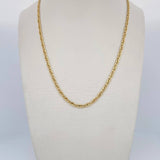 Cadena Garibaldi 4.4gr / 60.8cm / Oro Amarillo +3 18K $