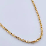 Cadena Marinera 4.9gr / 60cm / Oro Amarillo +3 18K $