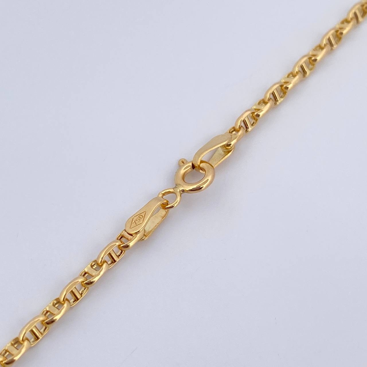 Cadena Marinera 4.9gr / 60cm / Oro Amarillo +3 18K $