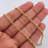 Cadena Marinera 4.9gr / 60cm / Oro Amarillo +3 18K $