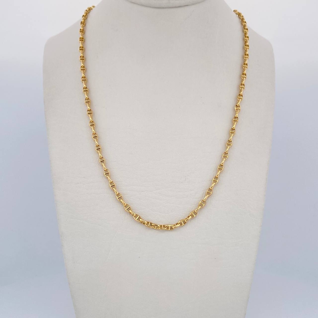Cadena Marinera 4.9gr / 60cm / Oro Amarillo +3 18K $