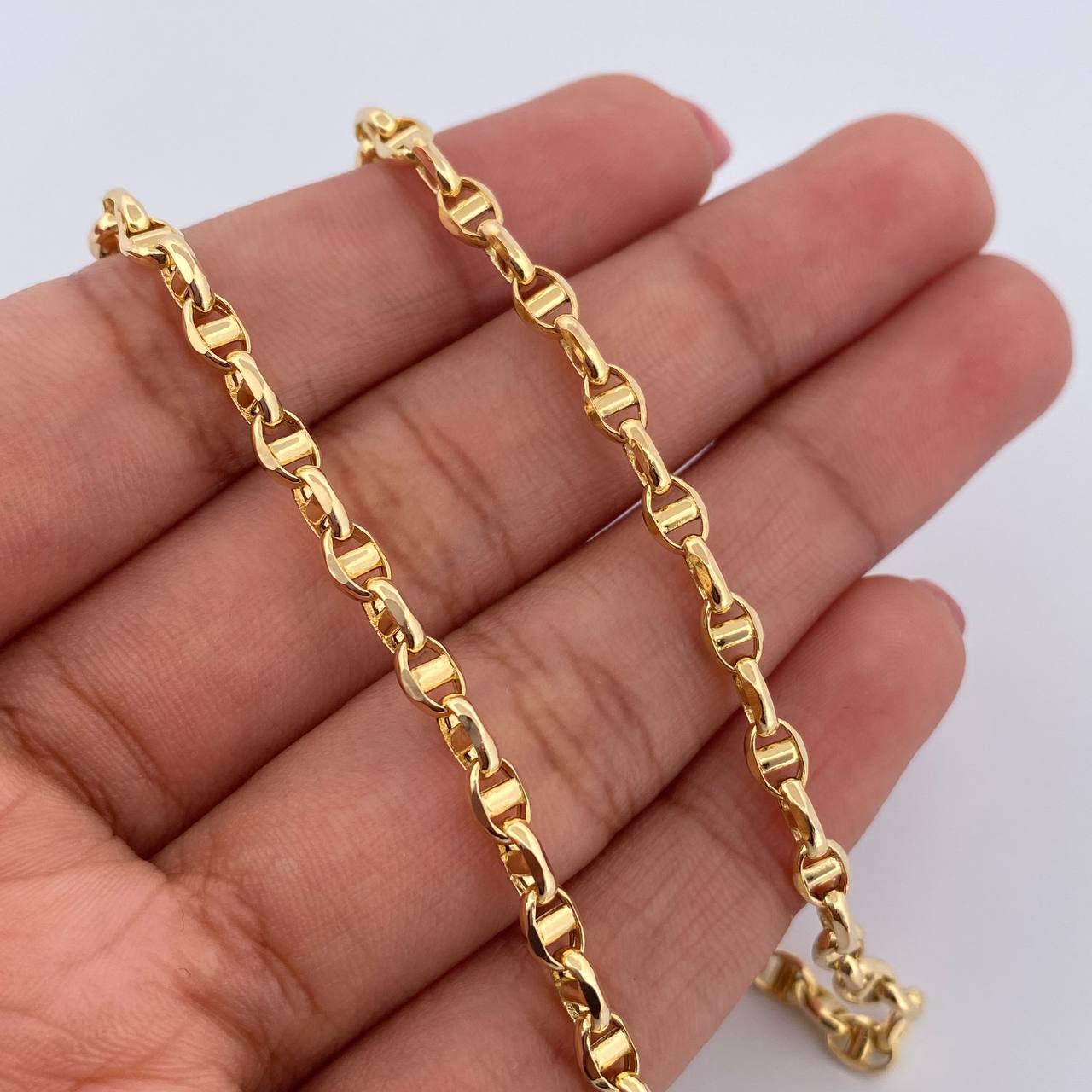 Cadena Marinera 9.25gr / 60.3cm / Oro Amarillo +3 18K $