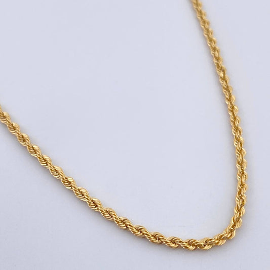 Cadena Lazo 1.65gr / 45cm / Oro Amarillo +3 18K $
