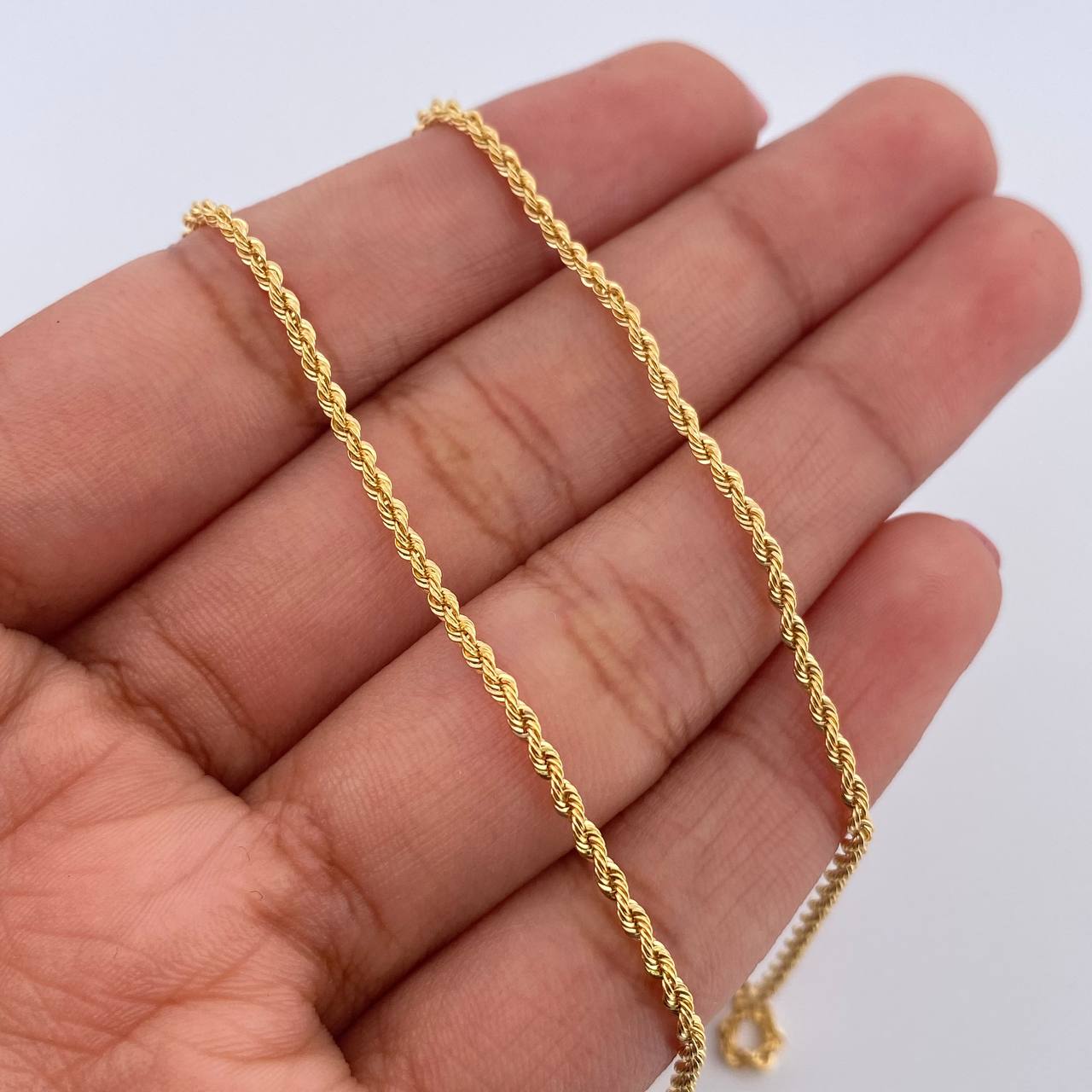Cadena Lazo 1.9gr / 50cm / Oro Amarillo +3 18K $