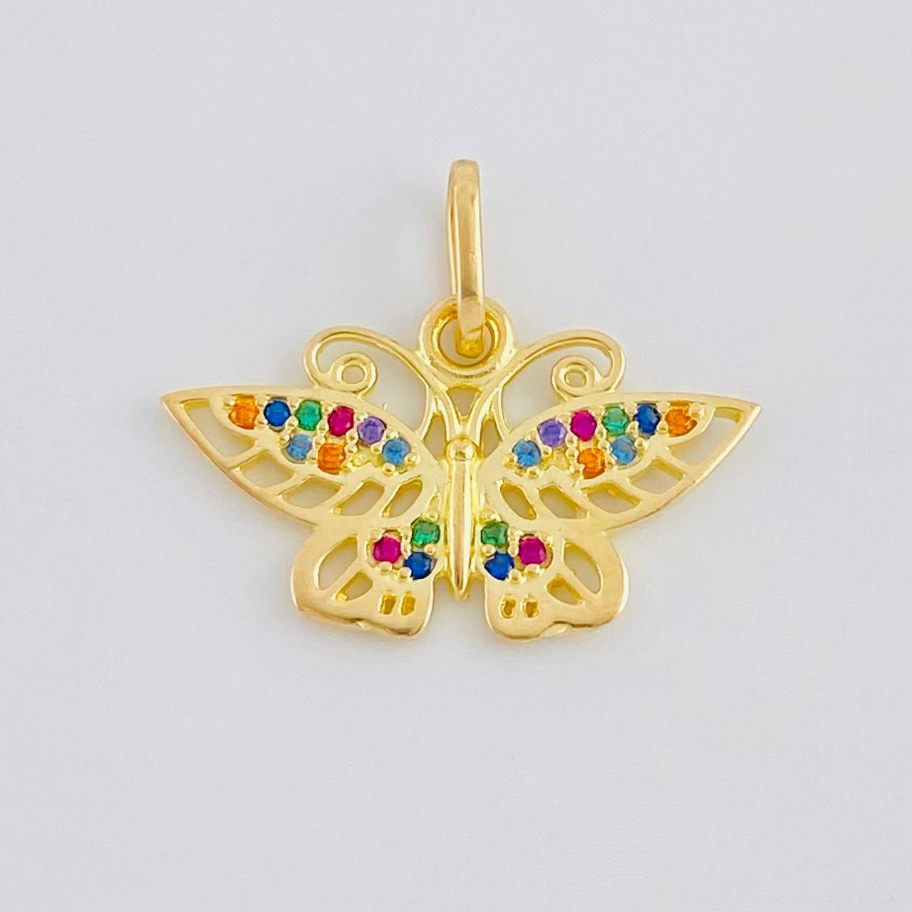 Dije Mariposa 1.4 g / 1.5 cm Oro Amarillo 18K