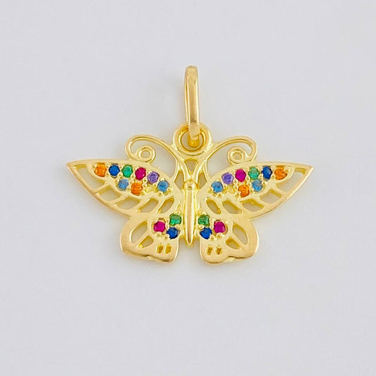 Dije Mariposa 1.4 g / 1.5 cm Oro Amarillo 18K