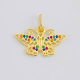 Dije Mariposa 1.4 g / 1.5 cm Oro Amarillo 18K