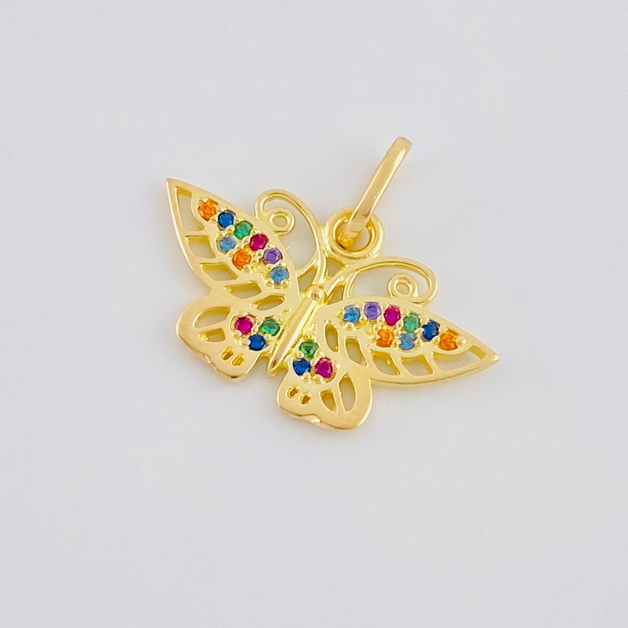 Dije Mariposa 1.4 g / 1.5 cm Oro Amarillo 18K