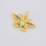 Dije Mariposa 1.4 g / 1.5 cm Oro Amarillo 18K