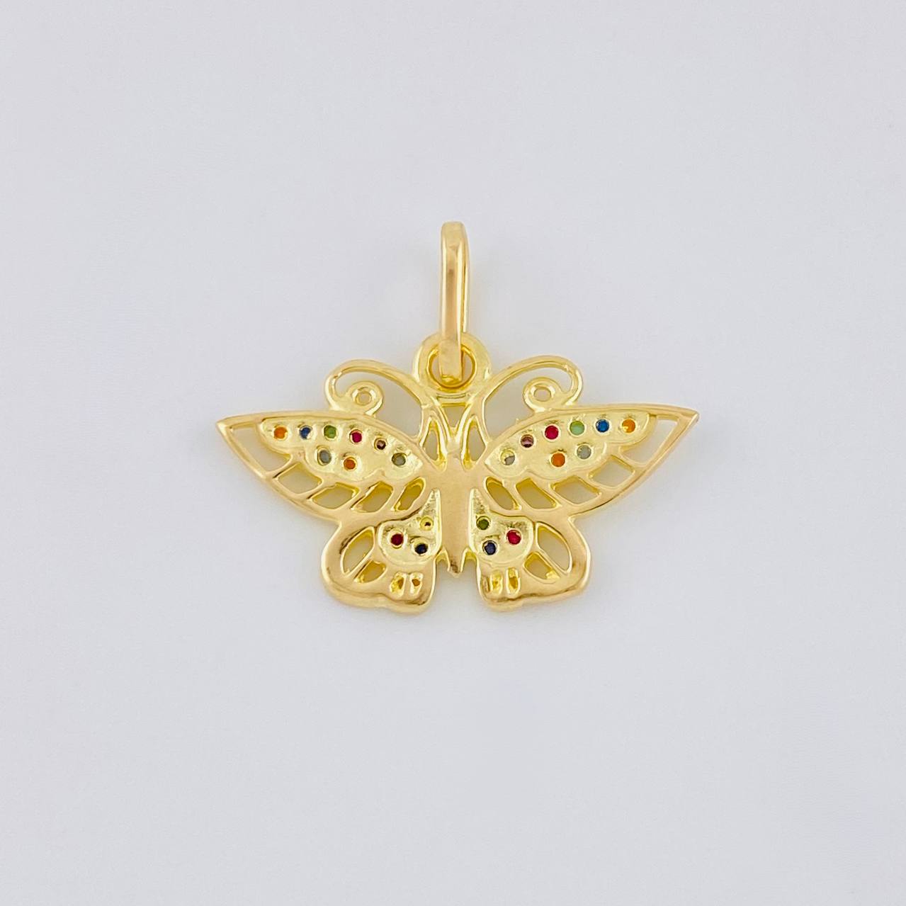 Dije Mariposa 1.4 g / 1.5 cm Oro Amarillo 18K