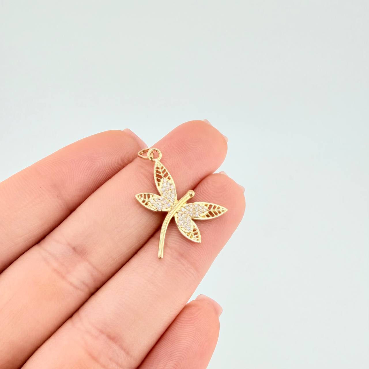 Dije Libelula 1.95 g / 3 cm Oro Amarillo 18K