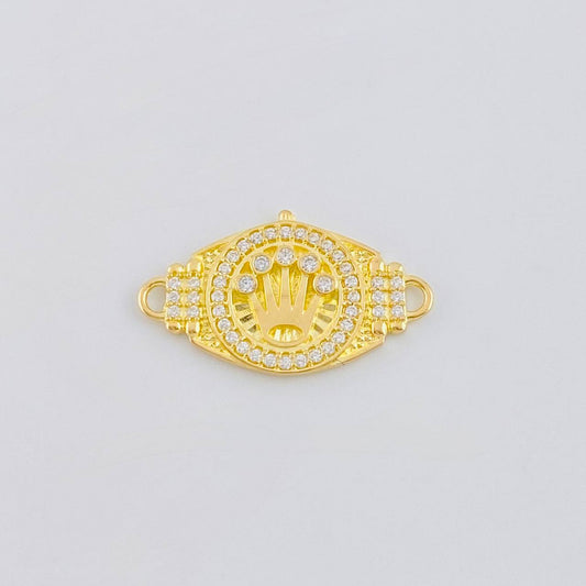 Herraje Corona 2.55 g / 2.3 cm Oro Amarillo 18K