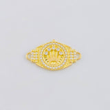 Herraje Corona 2.55 g / 2.3 cm Oro Amarillo 18K