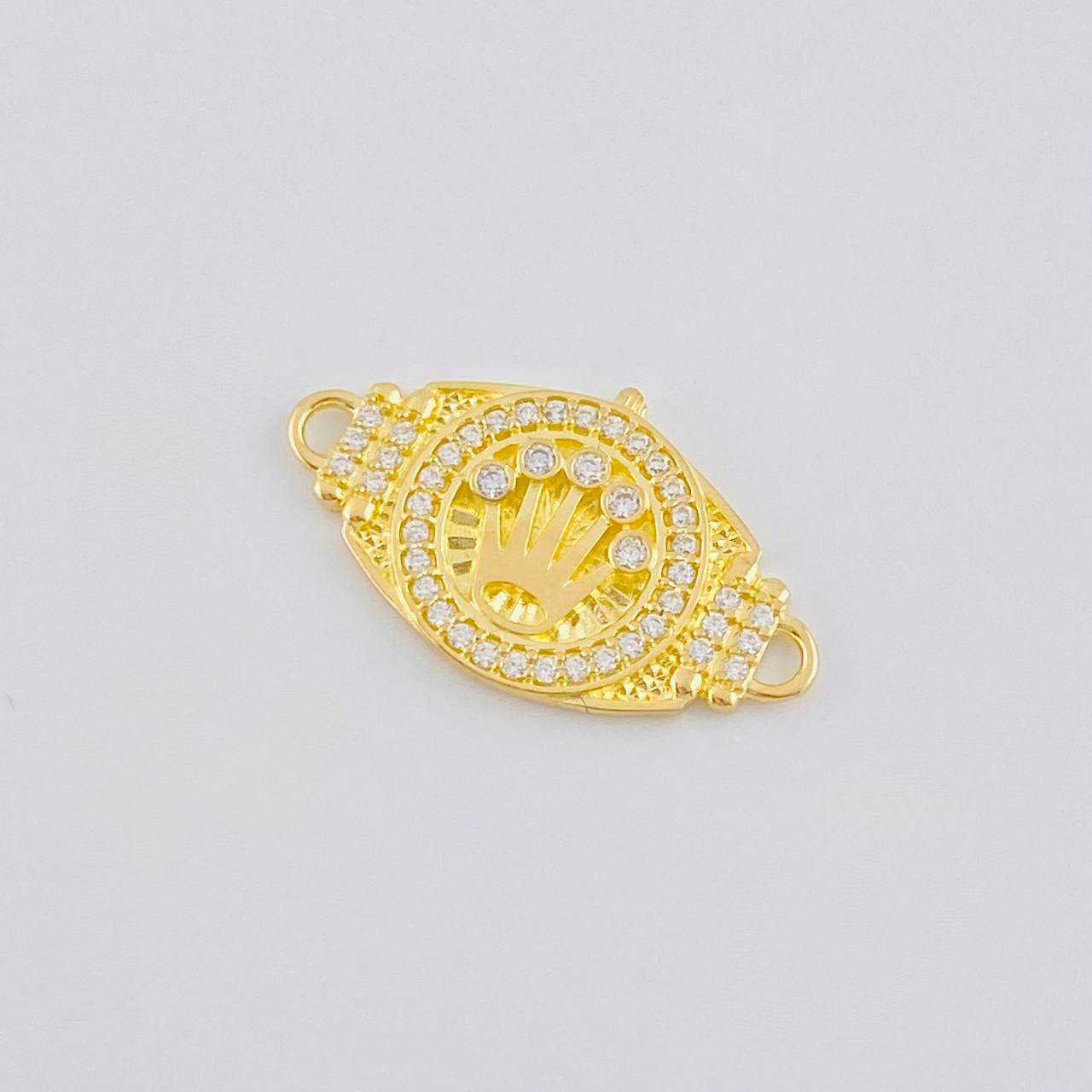 Herraje Corona 2.55 g / 2.3 cm Oro Amarillo 18K