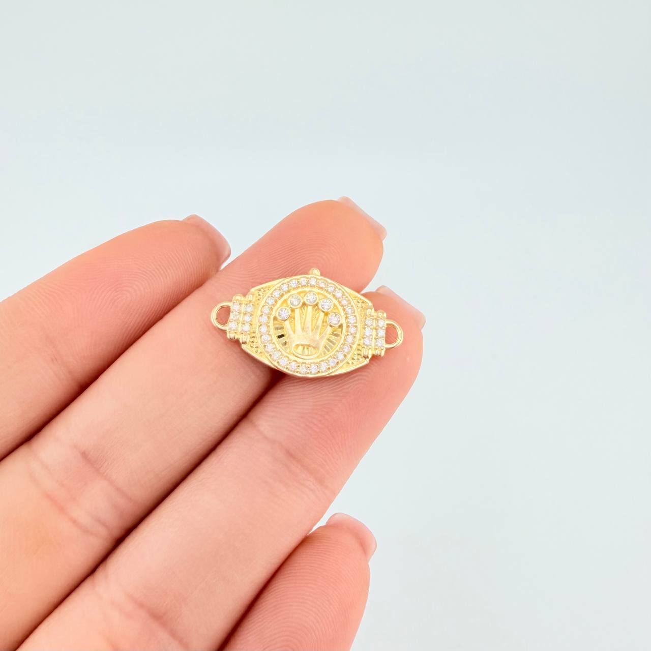 Herraje Corona 2.55 g / 2.3 cm Oro Amarillo 18K