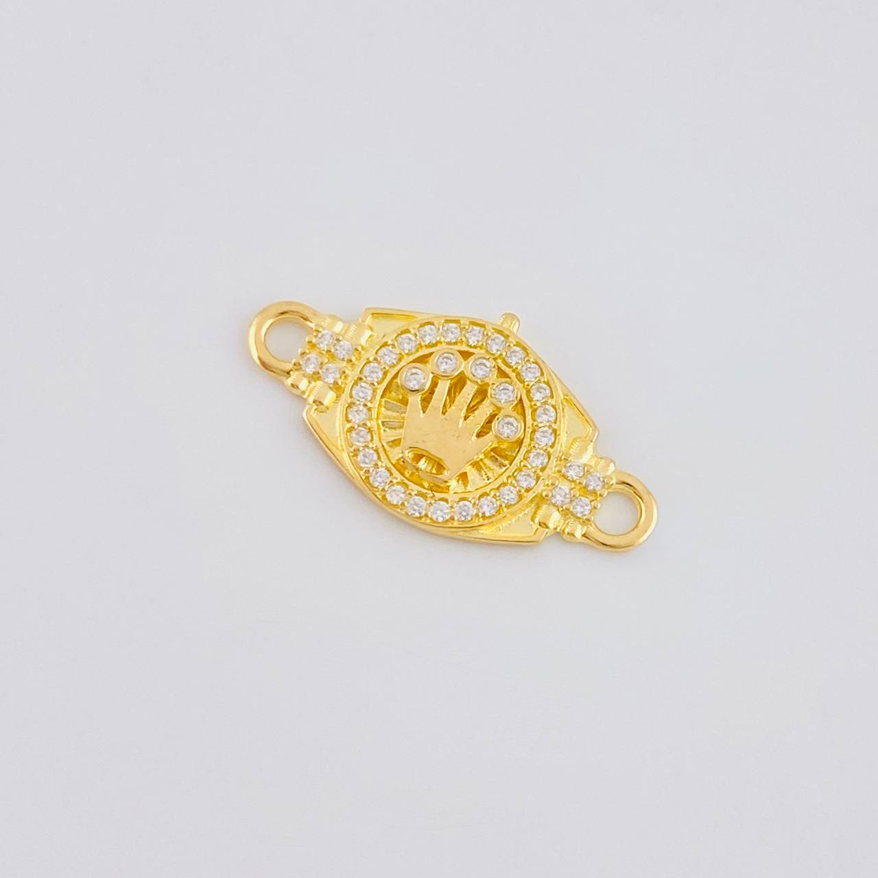 Herraje Correa Corona 1.4 g / 2.1 cm Oro Amarillo 18K