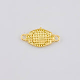 Herraje Corona Blanca 1.4 g / 2 cm Oro Amarillo 18K